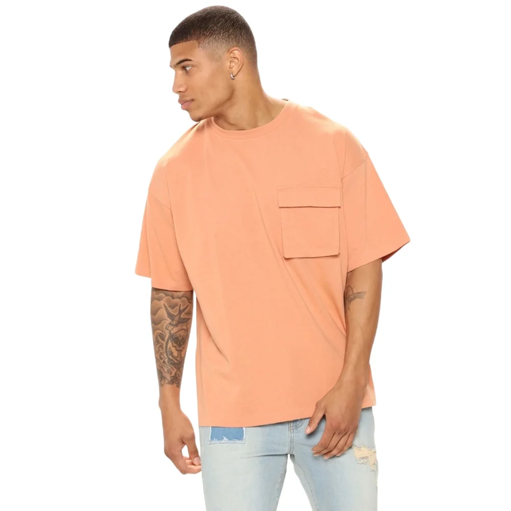 Fashion Nova Shirt Sleeve Pocket Tee, Size M - Picture 1 of 5
